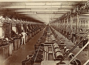 Image of Carding/ Drawing Department of an Indian Jute Mill photograph DUNIH 2015.3.6