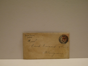 Image of Envelope from Hill & Renny to D. Grimond & Son, 19th March 1898 DUNIH 2017.1.9.7
