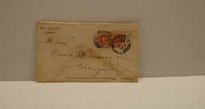 Image of Envelope from Hill & Renny to D. Grimond & Son, 19th June 1897 DUNIH 2017.1.9.9