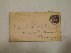Image of Envelope from T.S. Ross & Co., Dundee  to John Grimond dated 8th Sept 1897 DUNIH 2017.1.19.2