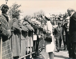 Image of Photograph of the Queen meeting the crowds, May 1969 DUNIH 2017.16.2.6