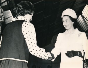 Image of Photograph of the Queen meeting youngest winder, May 1969 DUNIH 2017.16.2.23