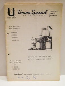 Image of Union Special Catalogue DUNIH 2017.17.4.4
