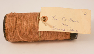 Image of Yarn on bobbin from spinning frame DUNIH 2010.6.4