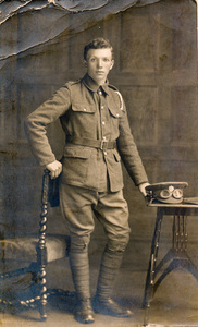 Image of Photograph of William Kennedy in WW1 uniform DUNIH 2018.16.3.2