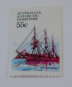 Image of Australian Antarctic Territory stamps- SY Discovery DUNIH 2018.27.8