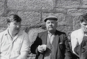 Image of Photograph of jute stowers- Alfie Fleming, Jim Martin and Jim Thorburn DUNIH 2018.28.10