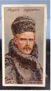 Image of CIGARETTE CARD, first Series no.2 Dr. Fridtjof Nansen, G.C.V.O., F.R.G.S., one of a collection of cigarette cards detailing Polar Exploration DUNIH 2022.18.2