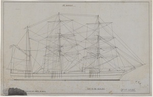 Image of Ship Plan from the Vosper refit of Discovery in 1923. DUNIH 2022.19.1