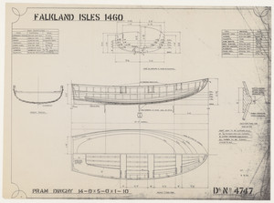 Image of Ship Plan from the Vosper refit of Discovery in 1923. DUNIH 2022.20.1