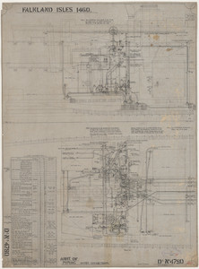Image of Ship Plan from the Vosper refit of Discovery in 1923. DUNIH 2022.19.28