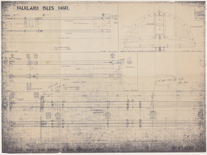 Image of Ship Plan from the Vosper refit of Discovery in 1923. DUNIH 2022.20.4