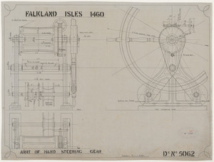 Image of Ship Plan from the Vosper refit of Discovery in 1923. DUNIH 2022.19.78