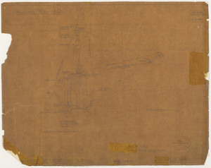 Image of Ship Plan from the Vosper refit of Discovery in 1923. DUNIH 2022.19.77