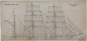 Image of Ship Plan from the Vosper refit of Discovery in 1923. DUNIH 2022.19.40