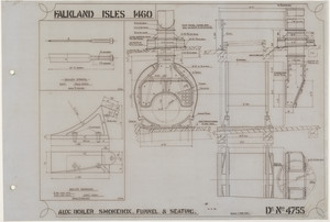 Image of Ship Plan from the Vosper refit of Discovery in 1923. DUNIH 2022.19.8