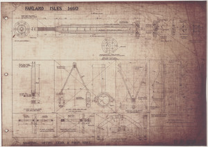 Image of Ship Plan from the Vosper refit of Discovery in 1923. DUNIH 2022.19.10