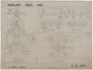 Image of Ship Plan from the Vosper refit of Discovery in 1923. DUNIH 2022.19.61