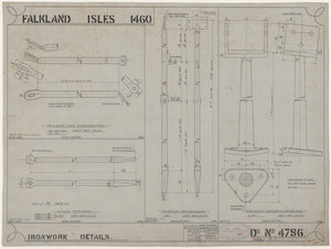 Image of Ship Plan from the Vosper refit of Discovery in 1923. DUNIH 2022.19.33