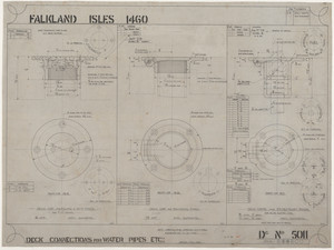 Image of Ship Plan from the Vosper refit of Discovery in 1923. DUNIH 2022.19.65