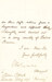 Letter re. congratulating Colbeck on a sucessful mission thumbnail DUNIH 1.113
