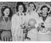 Photograph of Betty Robertson\'s mock \"Wedding\" thumbnail DUNIH 372.2
