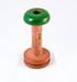 Wooden spool with green top thumbnail DUNIH 2009.60.6